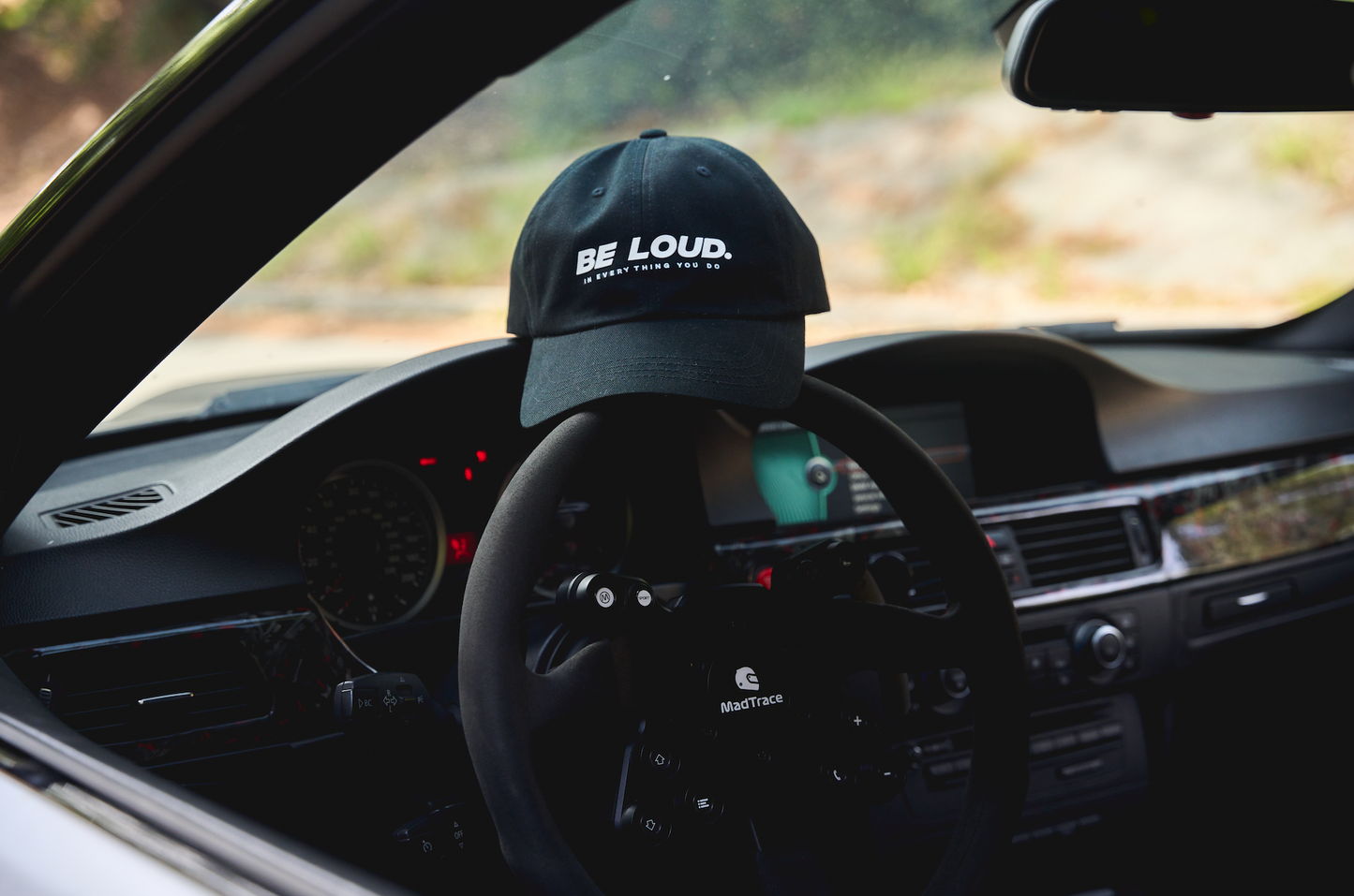 Black 'BE LOUD.' Cap